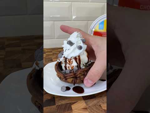 Edible cookie bowl 🍪 #shorts