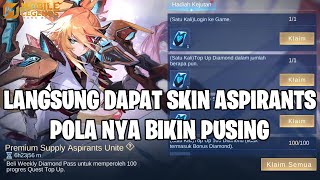GAS LANGSUNG DAPAT SKIN ASPIRANTS DI FASE 2 - DROP RATE POLA NYA BIKIN SAKIT HATI! MOBILE LEGENDS