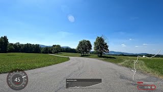 35 Minutes Virtual Indoor Cycling, Beskydy, Pustevny 1st part, Czech Republic, GoPro Hero 10, 4K