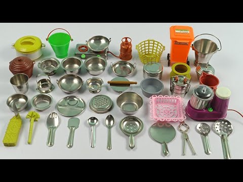 Diy unboxing amazing full mini kitchen set collection review #diy #craft #minikitchenset