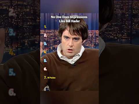 No One Does Impressions Like Bill Hader#BillHader #ChristopherWalken #JohnMalkovich