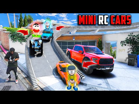 New Mini Rc Cars For Shinchan | Mini Cars For Doaremon & Nobita | GTA5 తెలుగు లో