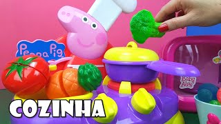 Cozinhando Frutas, Legumes e Surpresas Na Cozinha Da Peppa Pig