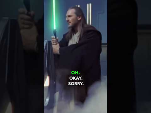 Liam Neeson Couldn't STOP Himself With A Lightsaber