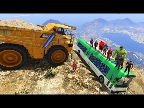 GTA 5 Crazy Ragdolls Spiderman VS SUPERHEROES Compilation vol.1 (Euphoria Physics | Funny Moments )