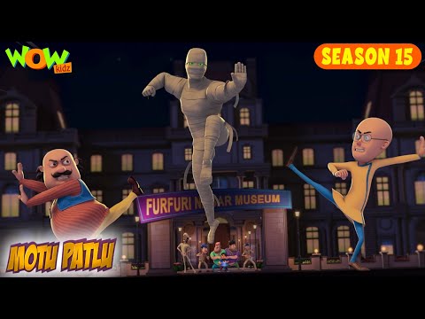 Kung Fu In The Museum | Motu Patlu | Full Episode - Season 15 | Wow Kidz