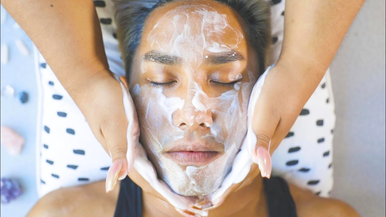 I GAVE MY BROTHER A FACIAL - ASMR PatrickStarrr