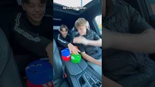Funny M&M stuck in my throat