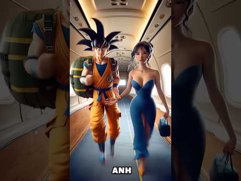 Goku Mải Thoái Thân Quên Mất Con Trai Mình Còn Ở Trên Máy Bay  #goku #songoku
