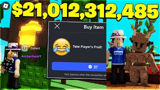 STEALING EVERYTHING In Grow A Garden Beanstalk Update
