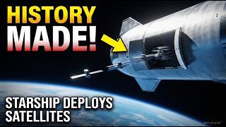 Wow! Watch SpaceX’s Starship Deploy Satellites Into Orbit For 1st Time Ever! 🚀