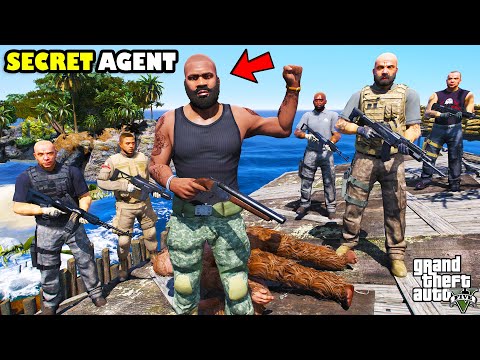 Franklin Become Most Dangerous SECRET AGENT in GTA 5 | SHINCHAN and CHOP