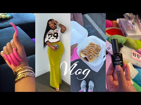 Vlog | Street Food Market | I Think I've Found The Best Way to do My Own Nails!! + Vibes