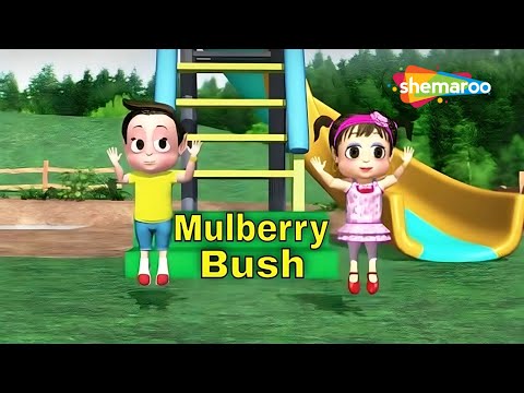 The Mulberry Bush 3D Rhyme In English | 3D Rhyme for Children | @shemarookidsjunior