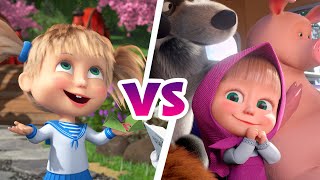 🚌 💨 Wheels on the bus VS Japanese Song 🇯🇵 🌸 TaDaBoom English 🎤 Karaoke for kids 🎬 Masha and the Bear