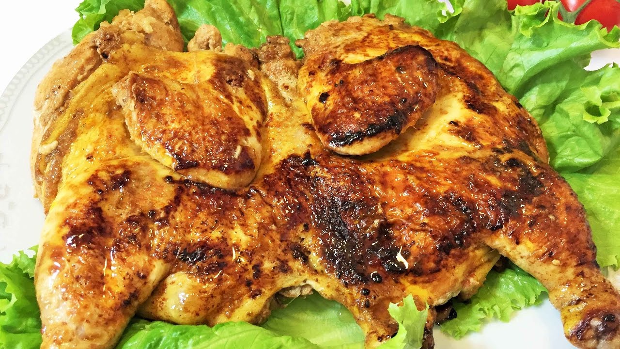 ЦЫПЛЁНОК ТАБАКА. Пальчики оближешь! Roasted Young Chicken.