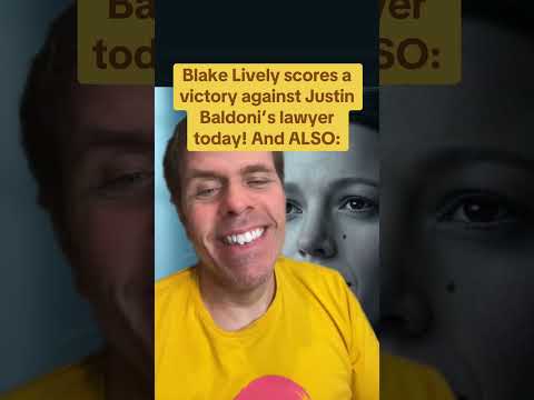 Blake Lively Scores A Victory Against Justin Baldoni’s Lawyer Today! And ALSO: