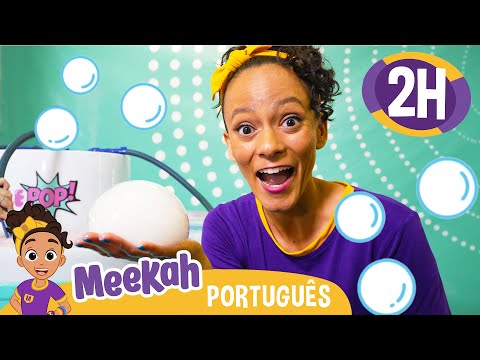 Meekah Aprende a Fazer Bolhas! | MARATONA DA MEEKAH! | Vídeos Educativos em Português