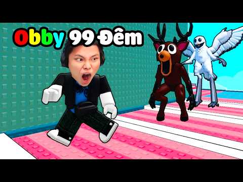 [ROBLOX] JAYGRAY PHÁ ĐẢO OBBY 99 ĐÊM SIÊU HÀI🦉🔦THỬ THÁCH LEO THÁP SLAP TOWER 99 NIGHTS IN THE FOREST