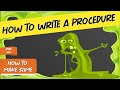 Understanding Procedures and Slime Making