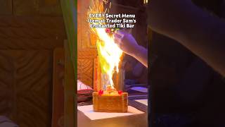 EVERY Secret Menu Item at Trader Sam’s Enchanted Tiki Bar 🌺🍹🌴