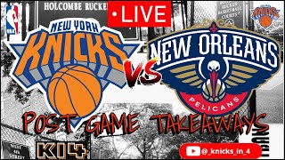 Knicks lose to the Pelicans...Begin the season 1-2...Should we be concerned? | Knicks in 4