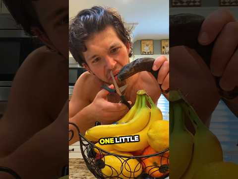 This guy is crazy about rotten bananas 🤯 #shorts