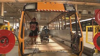 ‘Getting to school safely’: An inside look into building school buses in North Carolina | WSOC-TV