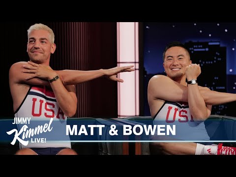 Matt Rogers & Bowen Yang on Getting Ready for the Olympics, Going to the Emmys & Their Podcasts