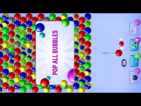 Bubble Shooter Classic Pop Level 50 to 55 Game Play updated