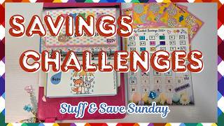 💖Savings Challenges Stuffing Wk 3 | Completing 6 Challenges | Ko-Fi Membership Open