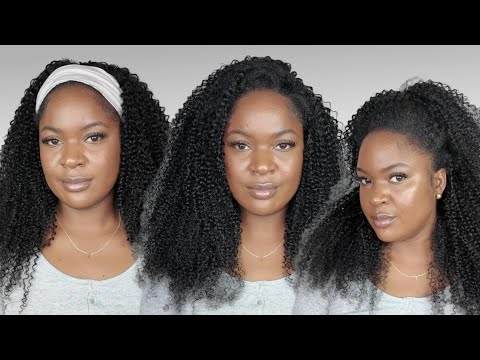 🔥The Most Versatile Kinky Curly Half Wig 5 minute Install| Super Natural & Flawless| Unice Hair