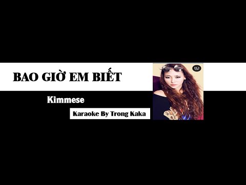 Bao Giờ Em Biết – Mimmese Karaoke Beat