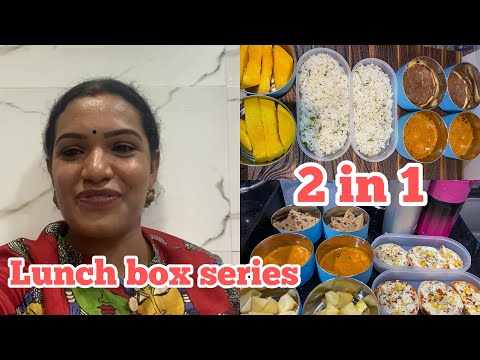 Lunch box series | 2 tiffin in 1 video | @rajanaidu
