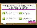 Subtracting Whole Numbers from Fractions