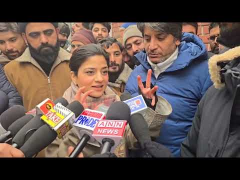 Iltija Mufti joined the Protest Outside Parliament against reservations