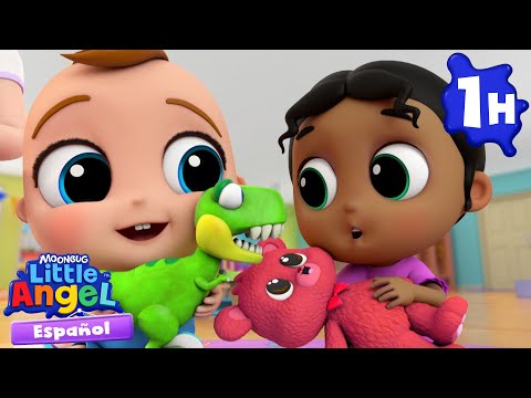 Compartir es importante🤗| Canciones Infantiles🎵| Juega y aprende | Moonbug Español | Little Angel