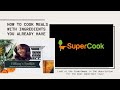 Tiffany's Toolkit: Super Cook Overview