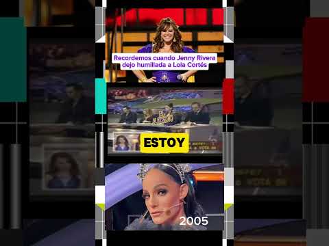 Humillada quedo Lola Cortés por Jenni Rivera en el año 2005 #noticias #humor #reality
