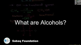 What are Alcohols?