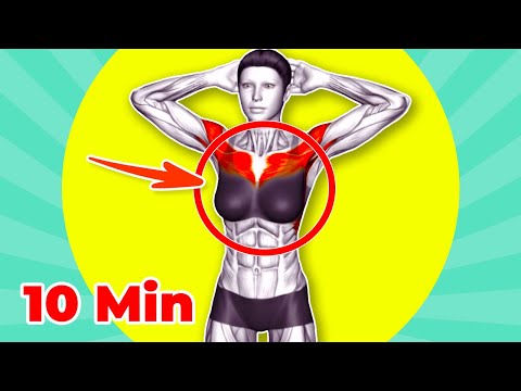 ➜ 10-MIN Best Exercises for Sagging Breast ➜ Lift & Tone Fast