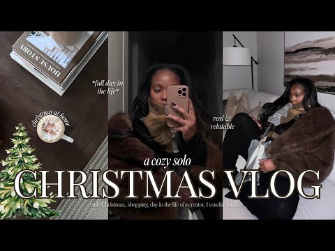 CHRISTMAS VLOG 🌲 my first time spending the holidays alone, how I’m doing + what I got for Christmas