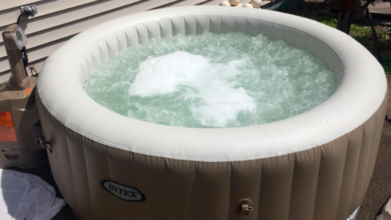 intex soft side hot tub