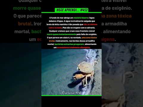 Este Lago Submarino Esconde Uma Armadilha Fatal 😵 #shorts