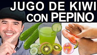 JUGO VERDE DE PEPINO CON KIWI EN AYUNAS - Para Que Sirve, Beneficios Para Tu Salud Y Belleza