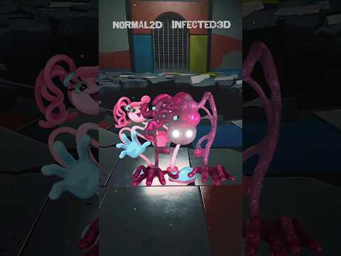 Poppy Playtime All Characters | Normal2D | Infected3D | Evolution Time to see that! #poppyplaytime