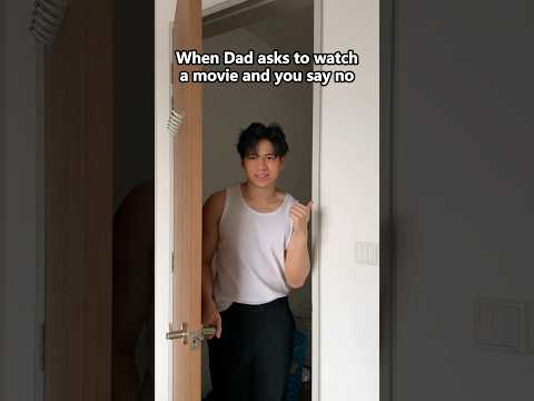 Rejecting Dadโs movie night hits different ๐