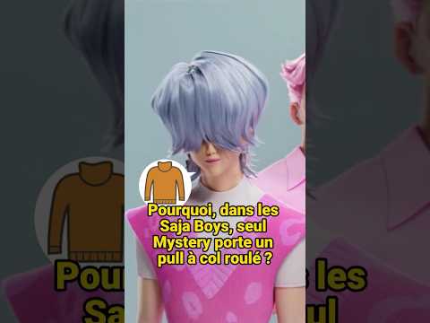 Pourquoi, dans les Saja Boys, seul Mystery porte un pull à col roulé ? #celebrity #Mystery #Rumi