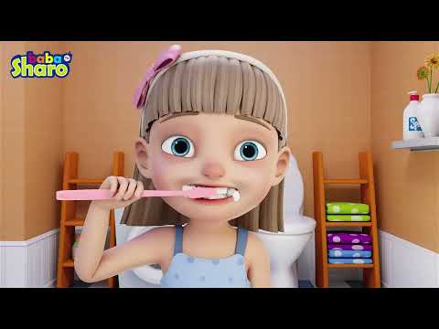 Brush Your Teeth - Wash Your Face 2024 | BabaSharo TV | Nursery Rhymes & Kids Songs