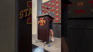 Iowa State football head coach Jimmy Rogers on Bowling Green